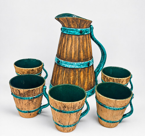 Set brocca tazze ceramica - set,