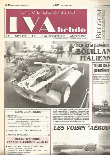 Vie auto n 605 - vie, cg