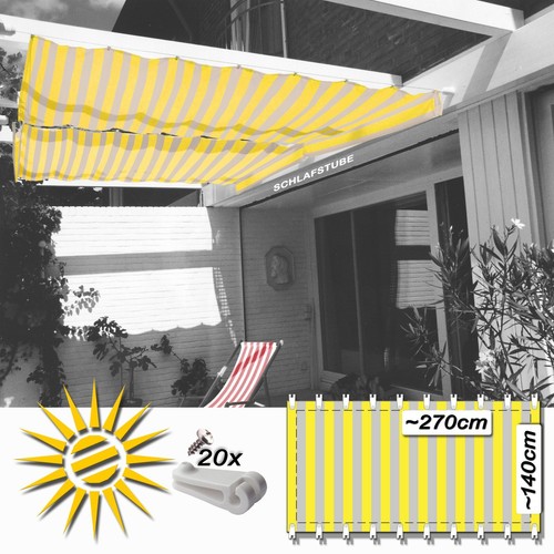 Tenda sole crema gialla - sole,
