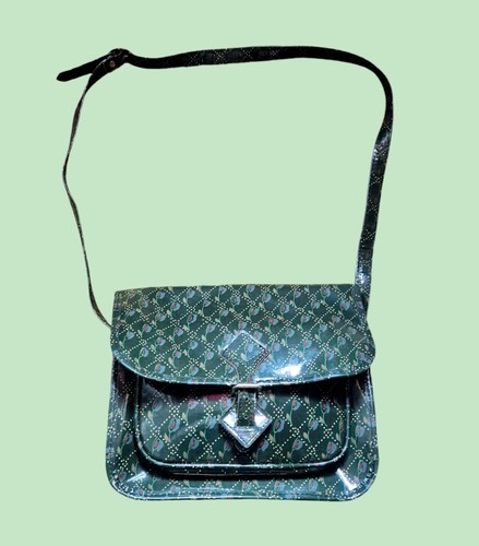 Borsa verde rosso multicolor