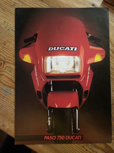 Ducati paso 750 - paso, brochure