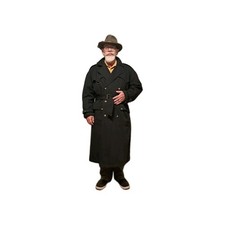 Trench cappotto nero vintage