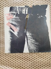 rolling stones sticky fingers lp 1' Stampa ITA con  inserto Warhol vinile poor