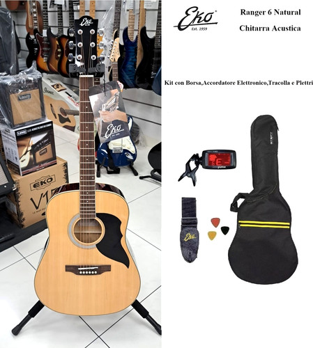Eko ranger natural - natural, chitarra