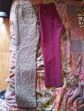 Lotto 2 Pantaloni Eleganti Donna Ragazza Sera