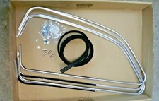 Serie 4 Cornici Rasavetro+Canalino vellutato Vetro scendente Porta FIAT 500 FLR