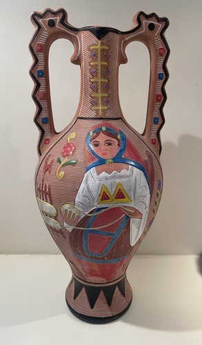 Anfora ceramica sarda vintage