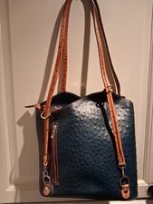 Borsa a mano in vera pelle