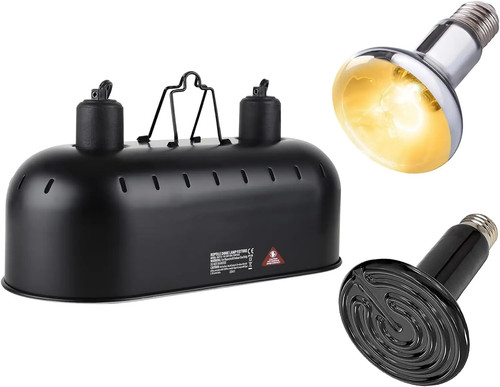 Lampada doppia rettile - rettile, 15"
