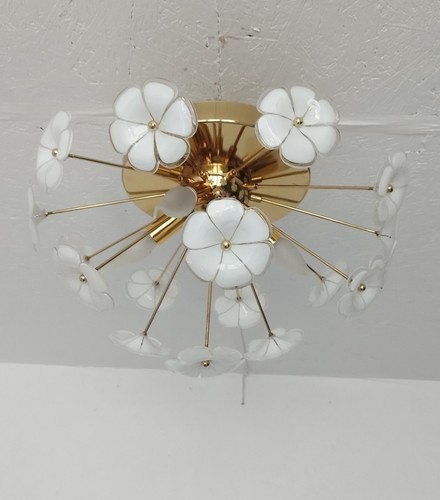 Lampadario stile murano - lampadario,