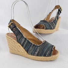 Apepazza Sandals Womens 6 Blue