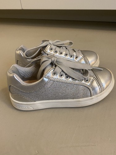 Scarpe geox bimba grigio lurex - scarpe,