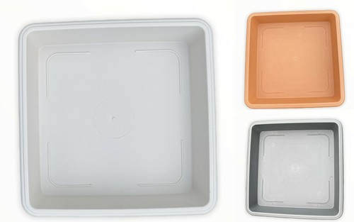 Pianta quadrata vaso piattino - pianta,