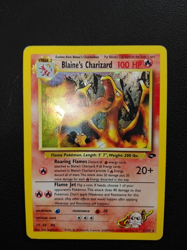 Pokemon blaine charizard - pokemon, blaine's