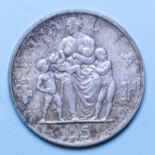 VITTORIO EMANUELE III 5 LIRE