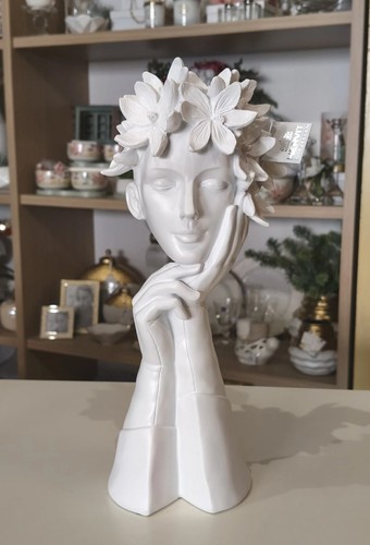 Hervit figura moderna bianco - figura,