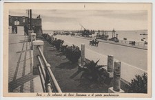 1936 - ANTICA CARTOLINA DI BARI - LE COLONNE DI BARI ROMANA - FORMATO PICCOLO