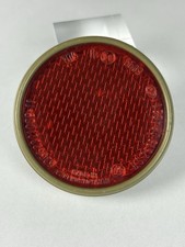 Catadiottro Rosso Vintage Per Auto Moto D’Epoca Made In Cecoslovacchia