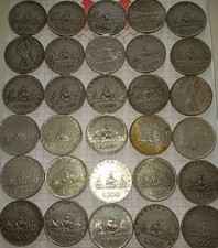 LOTTO 30 MONETE 500 LIRE ARGENTO CARAVELLE COME DA FOTO