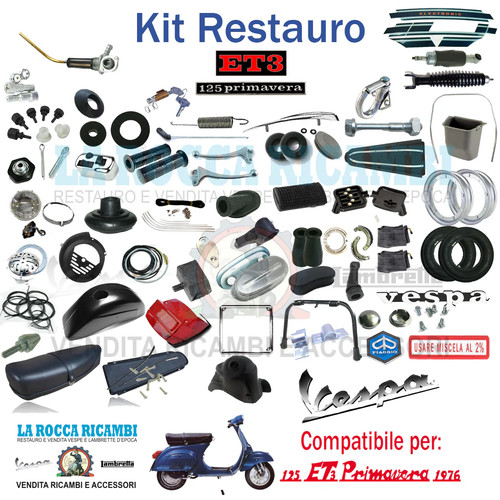 Kit restauro vespa - restauro,