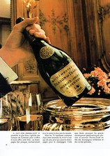 Publicité Advertising 088  1973   champagne Blason de France  Perrier-Jouet