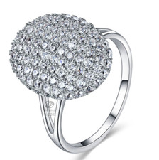 Anello di fidanzamento Twilight Bella anello in argento sterling 925 con zirconi NUOVO regalo