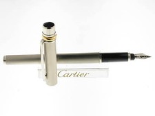 CARTIER Must de Cartier stilo M acciaio satinato referenza ST1500158 new 