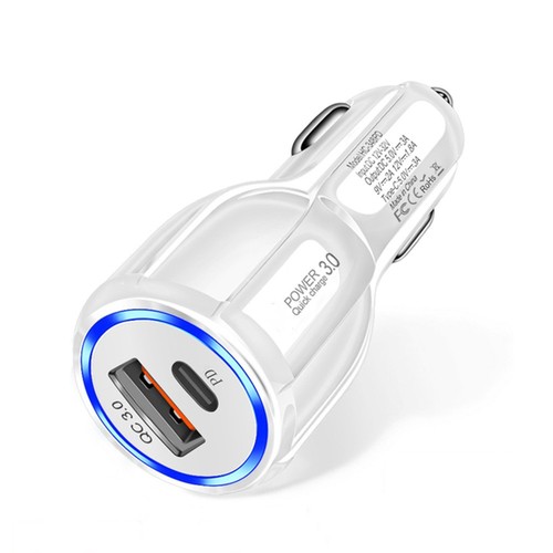 Caricabatteria auto doppio usb - caricabatteria,