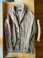 Cardigan scialle capelli cammello William Lockie