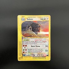 Pokemon Card Golem 148/144 Set Skyridge Cosmos Holo ENG Inglese Poor