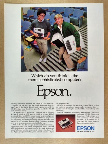 Notebook computer epson 20 - epson, hx-20