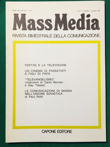 Mass media rivista - mass,