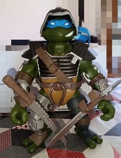 Ninja Turtle Jumbo Tartarughe Leonardo Fighting Gear Series 23 cm Playmates 