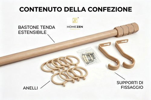 Bastone tenda estensibile - bastone,