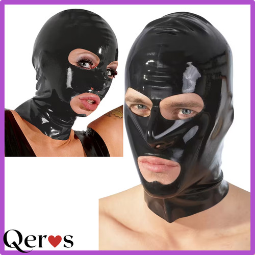 Maschera lattice fetish latex - lattice,