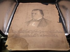 disegno a mano matita DOTTOR MATTEO FRONTE cm. 22,5 x 29,2 - MODICA 15/11/1863