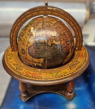 Mappamondo Vintage Legno Made