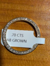 Custom SS PLATED LAB GROWN
