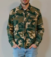 Camicia Uomo Mimetica Button