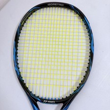 YONEX EZONE DR100 Racchetta da Tennis 100 Sq.in 4 1/8 Impugnatura Nero/Blu/Argento