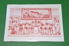 santino HolyCard Santa Candida Puella V. M. Venerata In Avella Av