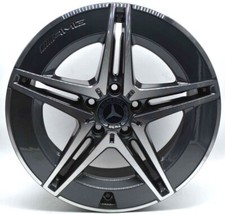 1 cerchio lega mercedes classe c amg r18 antracite lucido diamantato ls004789