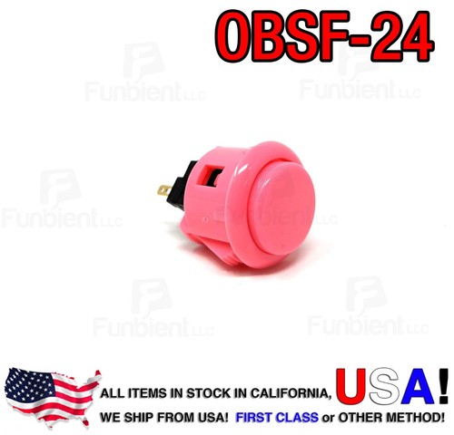 Sanwa obsf rosa pulsante - obsf-24,