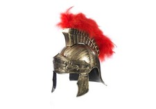 Elmo Centurione Romano Oro Indossabile in Plastica 27 x 25,5 x 21,5 cm