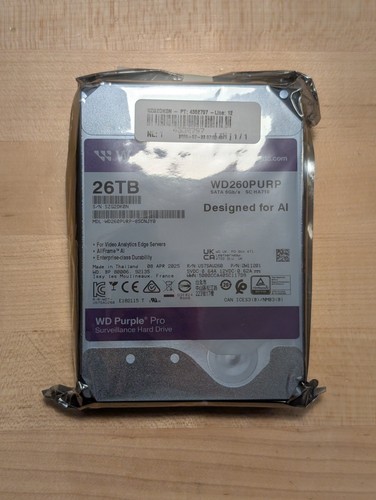 Disco rigido purple pro 26 - disco, wd
