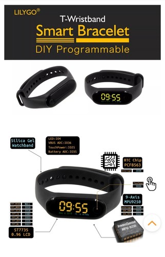 Lilygo wristband smart - lilygo,