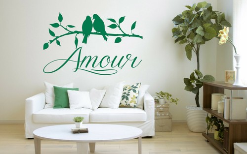 Adesivo murale citazione amour - adesivo,