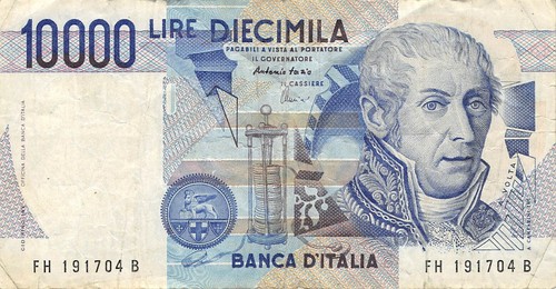 Italy 000 lire 3 9 - 10,000,