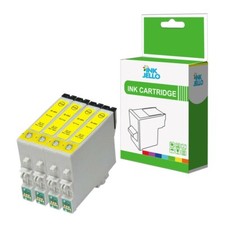 4 cartucce inchiostro giallo per Epson Stylus Photo R200 R220 R300 R300M R320 R330