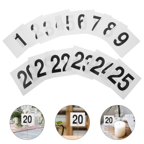 Pezzi numero carta per - ,